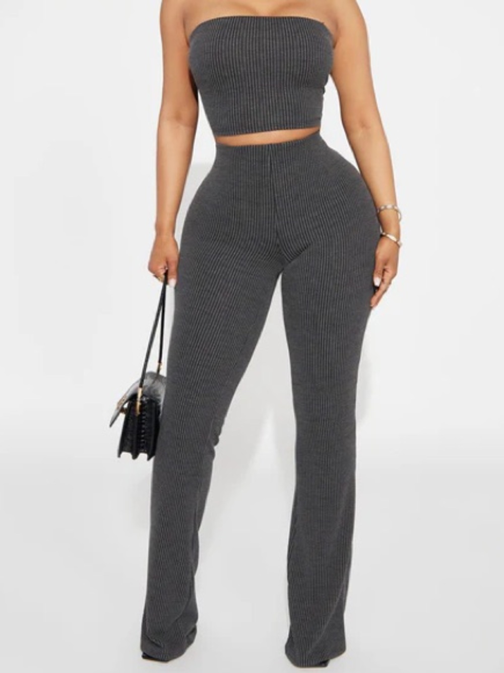 Fashion Nova Reya Ribbed Set